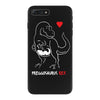 pregnant rex white and red color iPhone 7 Plus Case