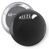 'evolution motorcycle' funny Pin-back button