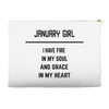 January Girl Accessory Pouches