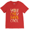 you only punch once V-Neck Tee
