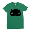 black owl Ladies Fitted T-Shirt
