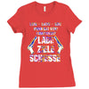 lade ziele schiesse2 Ladies Fitted T-Shirt
