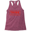 think Racerback Tank