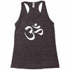 hare krishna aum Racerback Tank