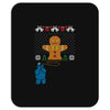 cookie monster gingerbread man ugly christmas sweater Mousepad
