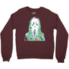 scream floral Crewneck Sweatshirt