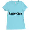 Radio Club logo Ladies Fitted T-Shirt