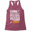 Strong Independent Motivated Libra Racerback Tank
