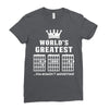 F Chord Dad Funny Guitar Ladies Fitted T-Shirt