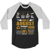 Born August  Multitasking Problem Solving Tees 3/4 Sleeve Shirt