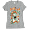 zombie (3) Ladies Fitted T-Shirt
