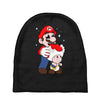 mario licking toad Baby Beanies
