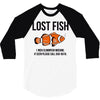 lost fish 3/4 Sleeve Shirt