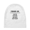 February Girl Baby Beanies