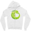 alien ouroboros Zipper Hoodie