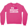 fuck breast cancer Crewneck Sweatshirt