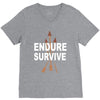endure and survive V-Neck Tee