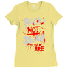rock's not dead you are Ladies Fitted T-Shirt