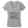 not princess queen Women's V-Neck T-Shirt