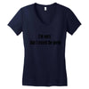 i'm sorry Women's V-Neck T-Shirt