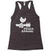 peace and music Racerback Tank