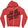 worlds okayest boyfriend Zipper Hoodie
