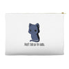 don't tell me to smile Accessory Pouches