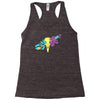 smoke and father Racerback Tank