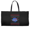 santa christmas Weekender Totes