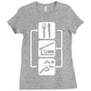 v2 eat sleep run Ladies Fitted T-Shirt