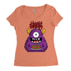 happy birthday monster Women's Triblend Scoop T-shirt