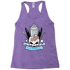 skull emblem Racerback Tank