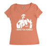 iron sheik wrestling iran funny Women's Triblend Scoop T-shirt