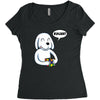smart dog Women's Triblend Scoop T-shirt