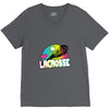 neon lacrosse V-Neck Tee