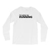 i'd rather be running funny cool run runner marathon sport athlete shi Long Sleeve Shirts