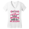 They Call Me Aunt Partner in Crime Women's V-Neck T-Shirt