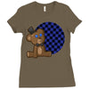 freddy plushie Ladies Fitted T-Shirt