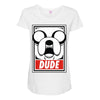 dude Maternity Scoop Neck T-shirt