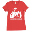 iron sheik wrestling iran funny Ladies Fitted T-Shirt