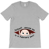 February Peeking Out Baby Boy T-Shirt