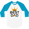 The Best Dad 3/4 Sleeve Shirt