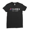 100x or gtfo bitmex edition white logo Ladies Fitted T-Shirt
