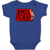 funny techno viking 3, ideal birthday present or gift Baby Bodysuit