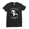 just resting my eyes Ladies Fitted T-Shirt