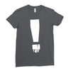 exclamation box Ladies Fitted T-Shirt