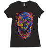skull kid draw Ladies Fitted T-Shirt