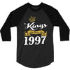 kings are born in 1997 3/4 Sleeve Shirt