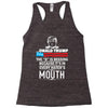 Donald trump The D Is Missing Racerback Tank
