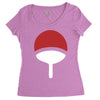 uchiha clan symbol crest   anime itachi sasuke naruto cosplay gift tee Women's Triblend Scoop T-shirt